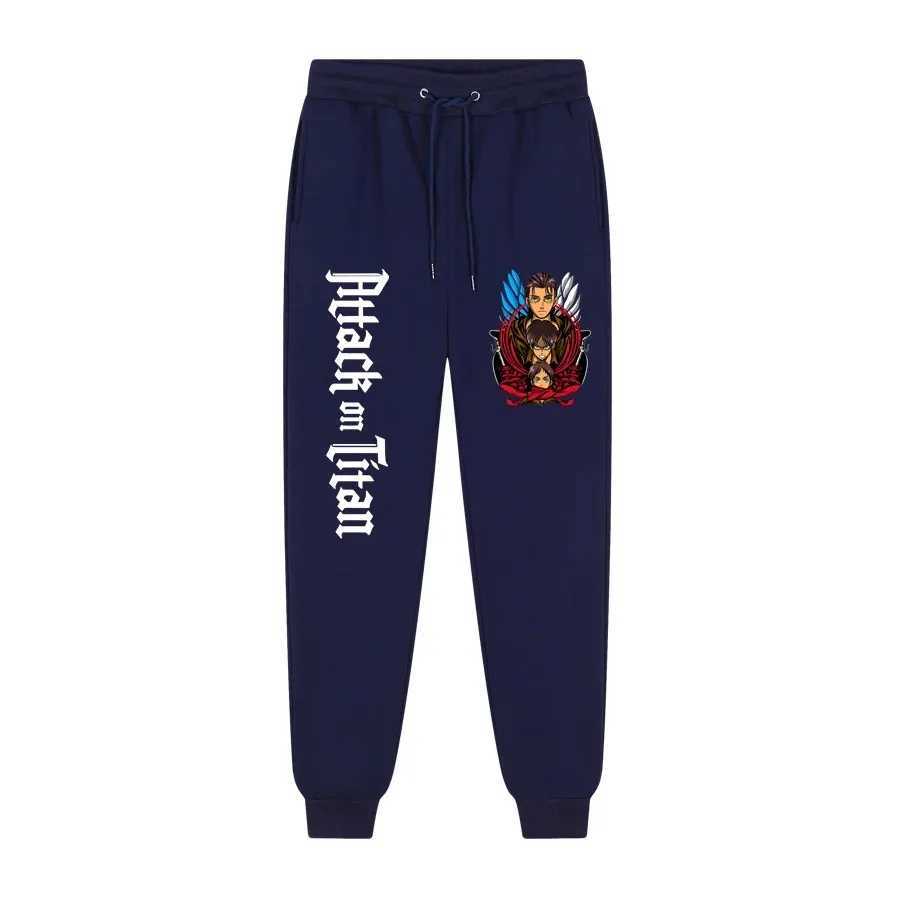 Hot Selling Japanese Anime Attack on Titan Print Mens Womens Mens Jogging Pants Hip Hop Streetwear Mens Sweatpants S-3XL X250319