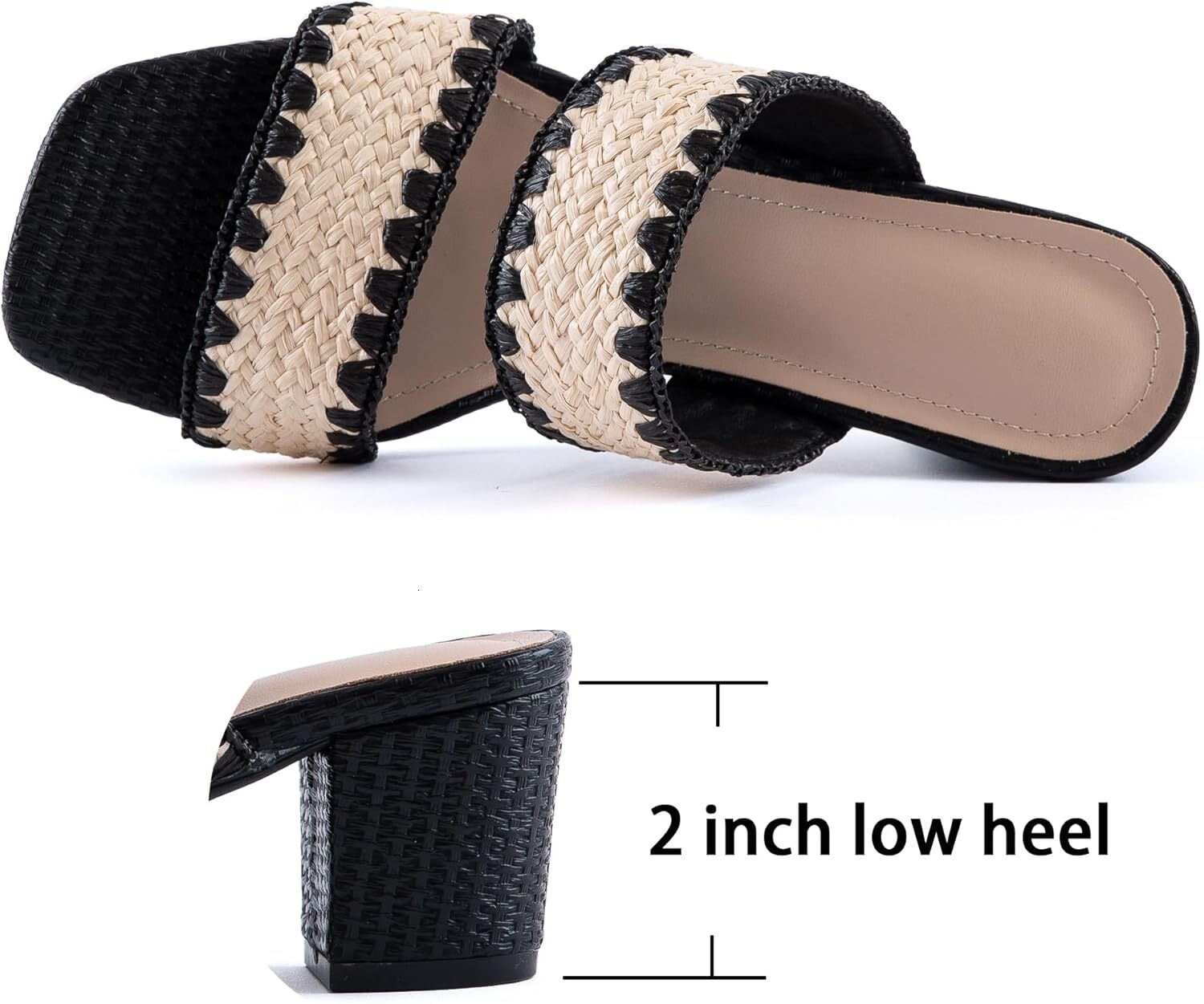 2025 New Designer Women's high-heeled sandals, woven block, bare summer, square leather weave, comfortable lace up dress, casual high-heeled shoe