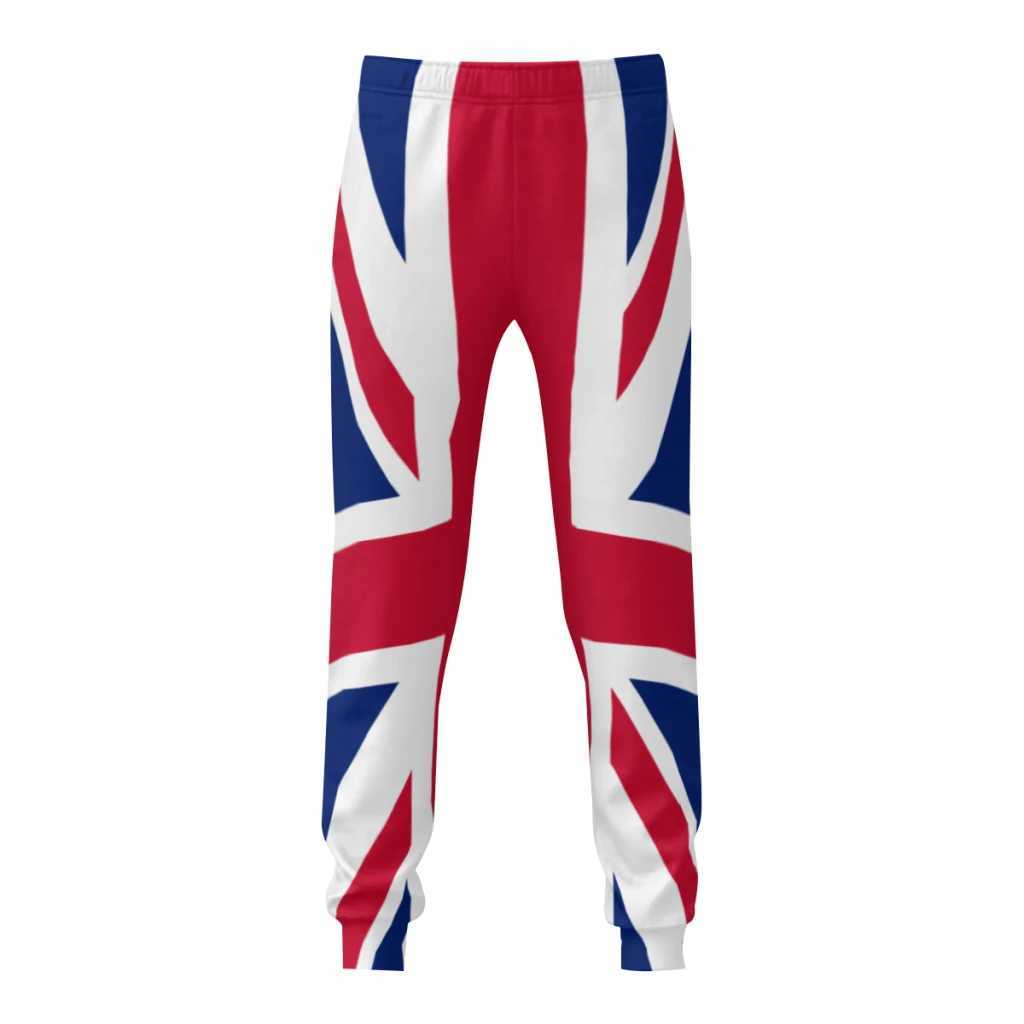 United Kingdom GB Flag Mens Sweatpants with Pockets Joggers for Men Sports Casual Sweat Pants With Drawstring X250319