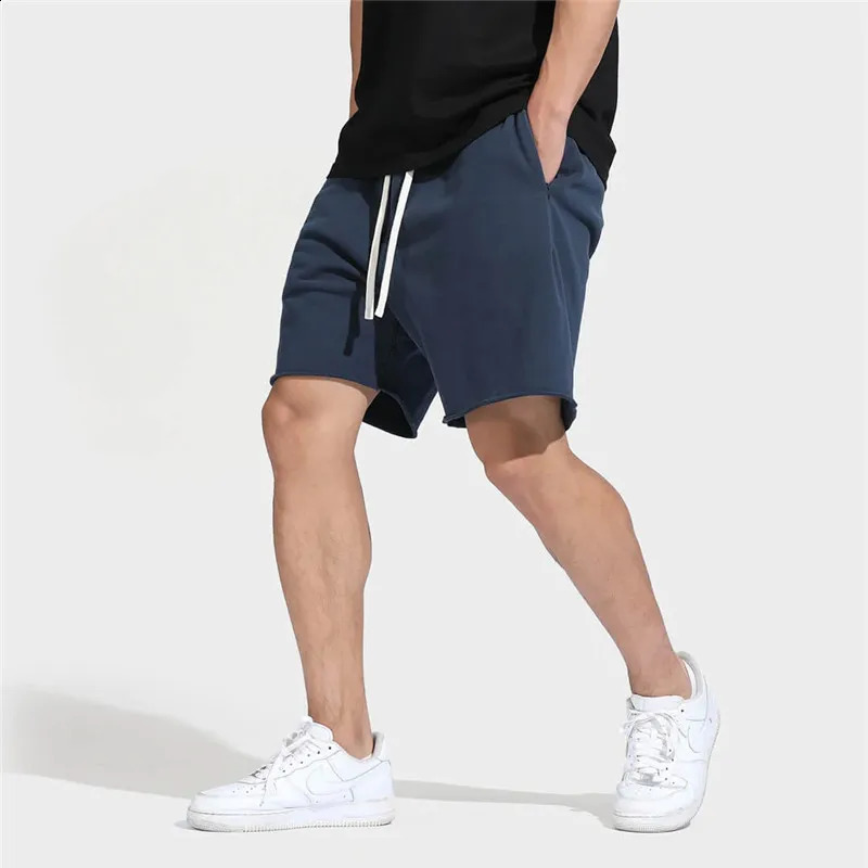 2024 Mens Fitness Sports Shorts Summer Trend Breathable Loose Leisure Running Basketball Training Pants 250312