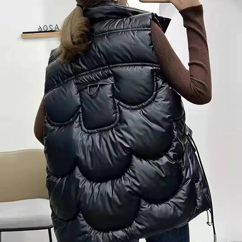 Winter coat womens 2024 Sustans vest loose casual jacket sleeveless fashion Plus size top full range competition 250319