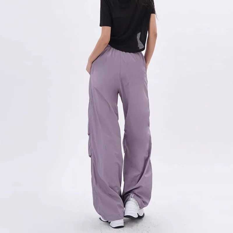 Xpqbb Y2K Umbrella Pants Harajuku Womens Street Clothing Wide Leg Bag Sports Pants Womens Retro Hip Hop Jogger Freight TrainT250318
