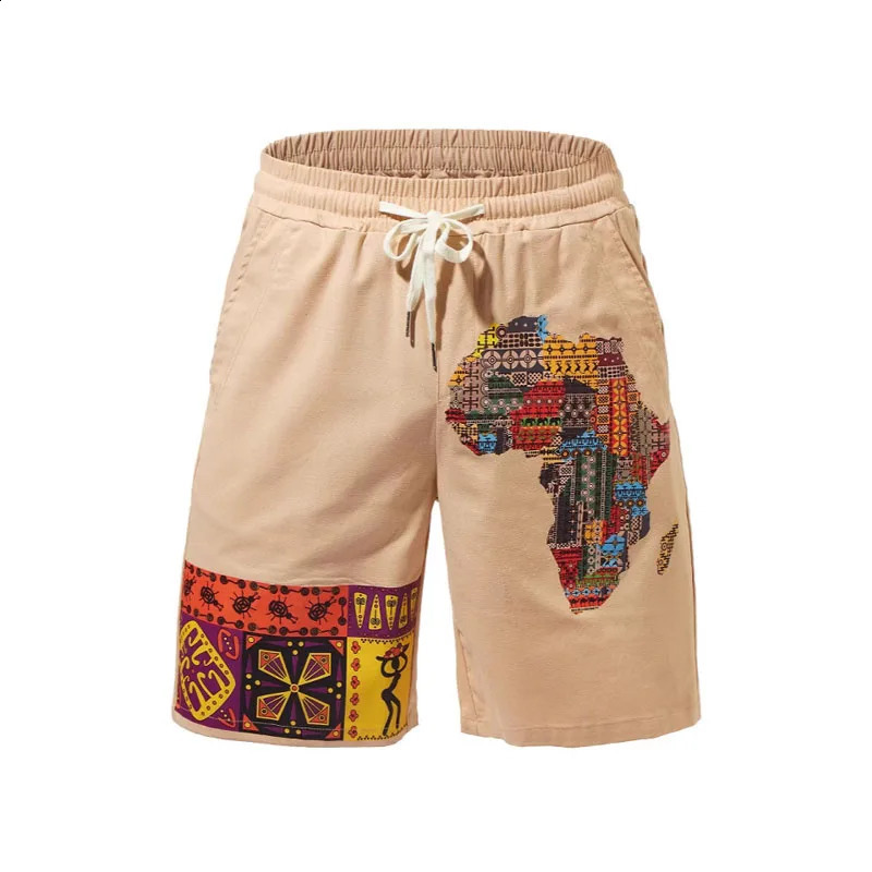 retro Corduroy casual mens shorts summer beach vacation casual shorts mens sports and fitness pants 250317