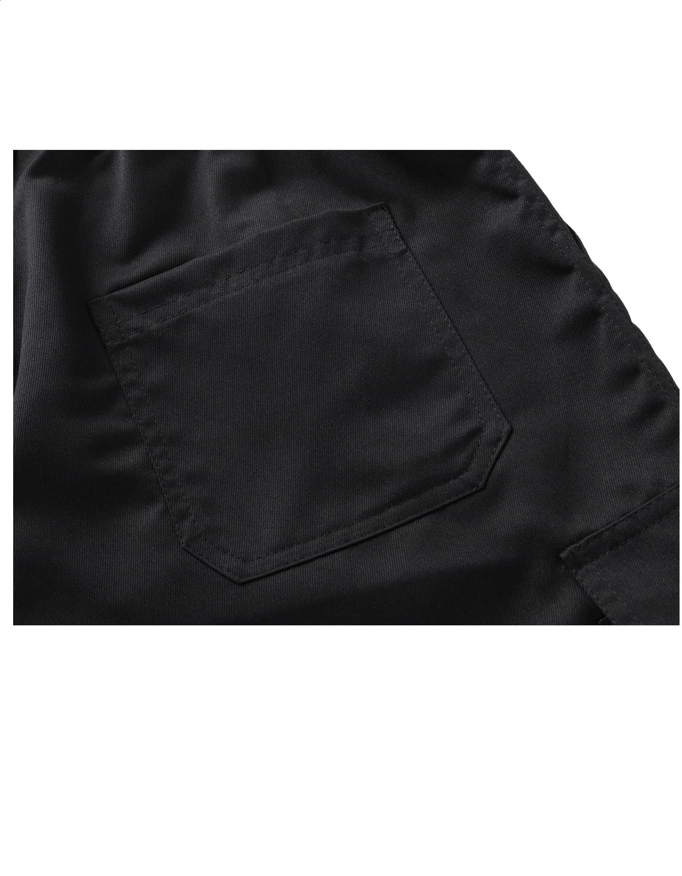 Mens summer thin casual onefifth pants fashion fast drying loose pocket cargo elastic waist dragging shorts 250319