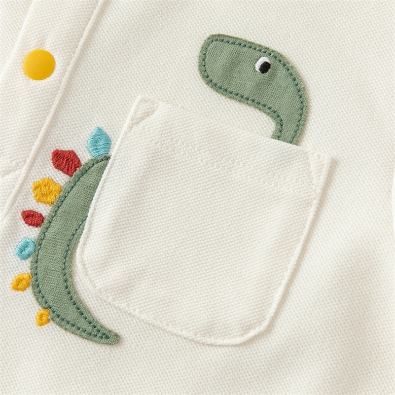 Dave Bella Autumn Baby Boys Long Sleeve Polo T-shirt Kid Children Solid Color Lapel T-shirt Top DB3242299 250319