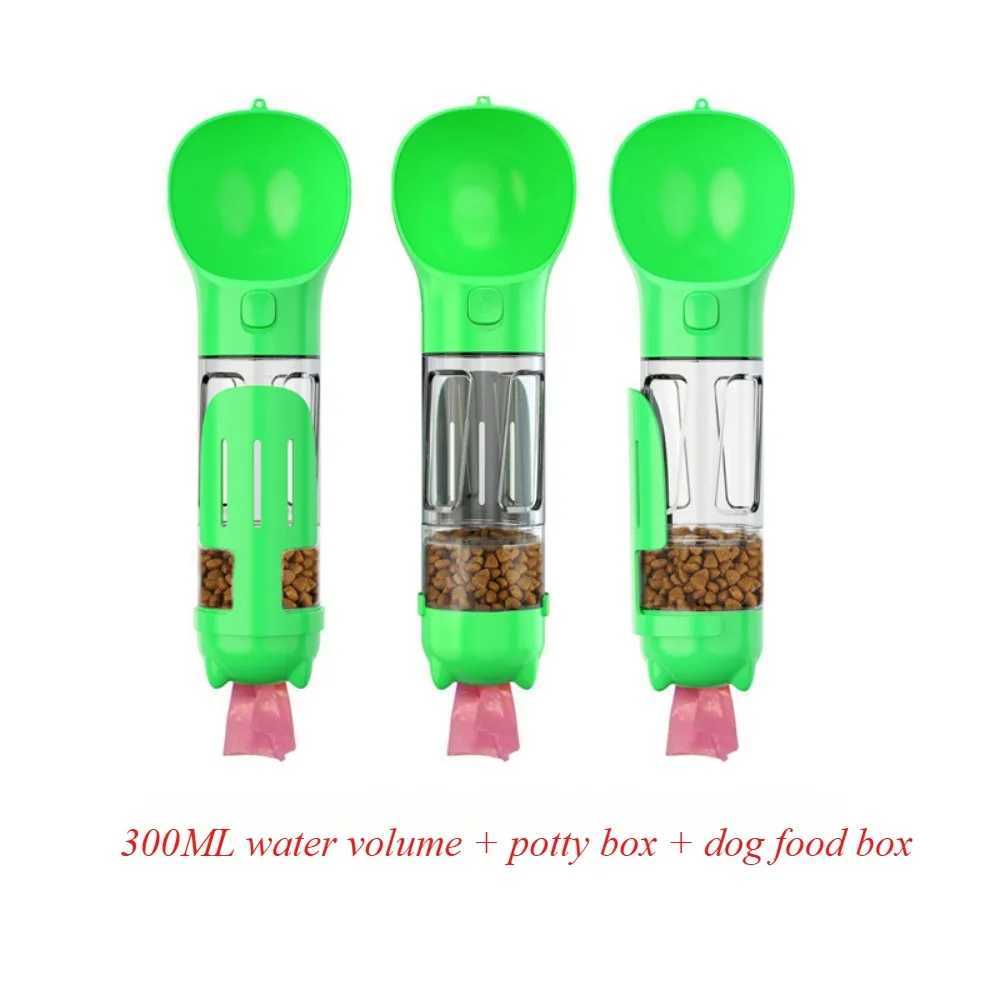 (New in 2025) Portable dog water bottle with food storage environmentally friendly and leak proof one handed dog ACCE Y250319