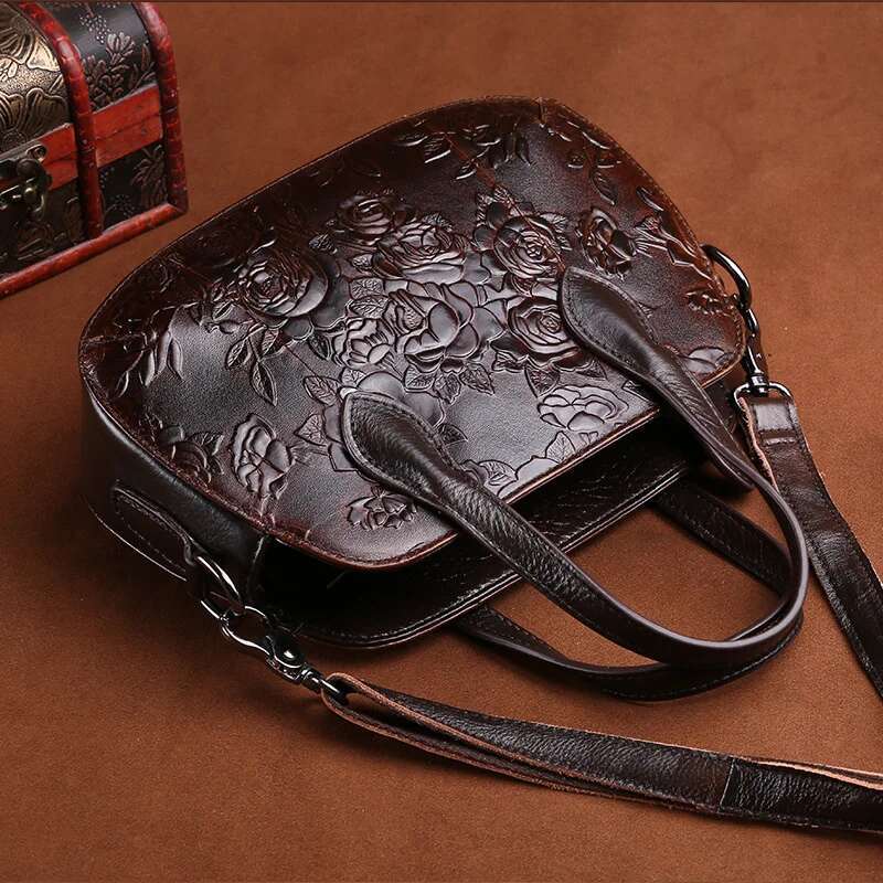 MOTAORA Vintage Eming Women Shoulder Bags For Ladies Genuine Leather Handbag Purses And Handbags Aesthetic Women's Bag 2025