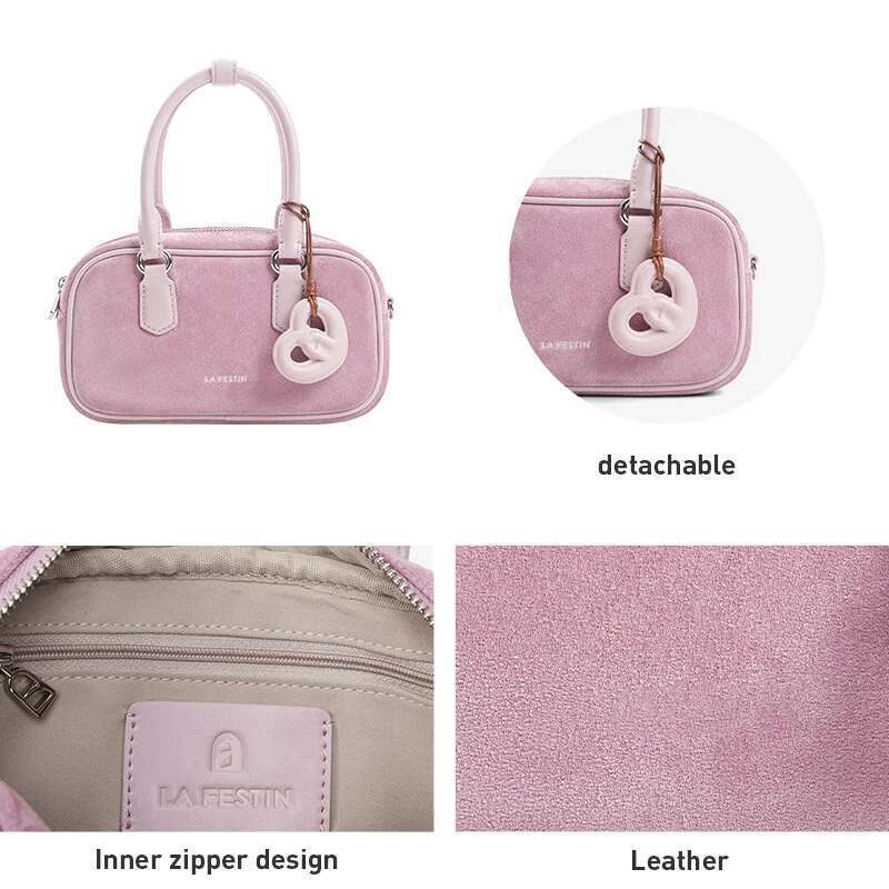 LA FESTIN Original Brand Women's bag 2025 New Shoulder Fashion Hand Ladies Leather Crossbody Bag Designer Bags