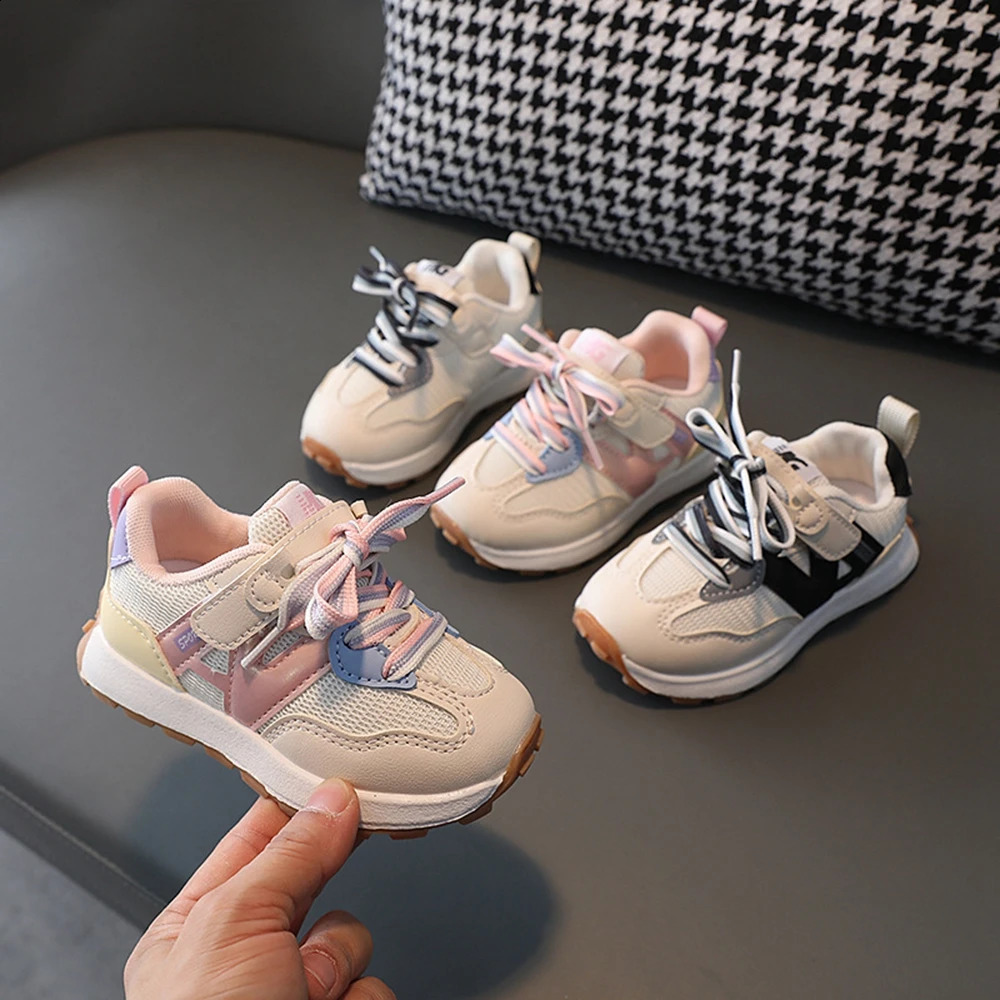 Kid Sport Shoe Boy Spring Summer Autumn Retro Girl kid Student Running Shoe Casual Trend Tennis Shoes 1Y-13Y 250319