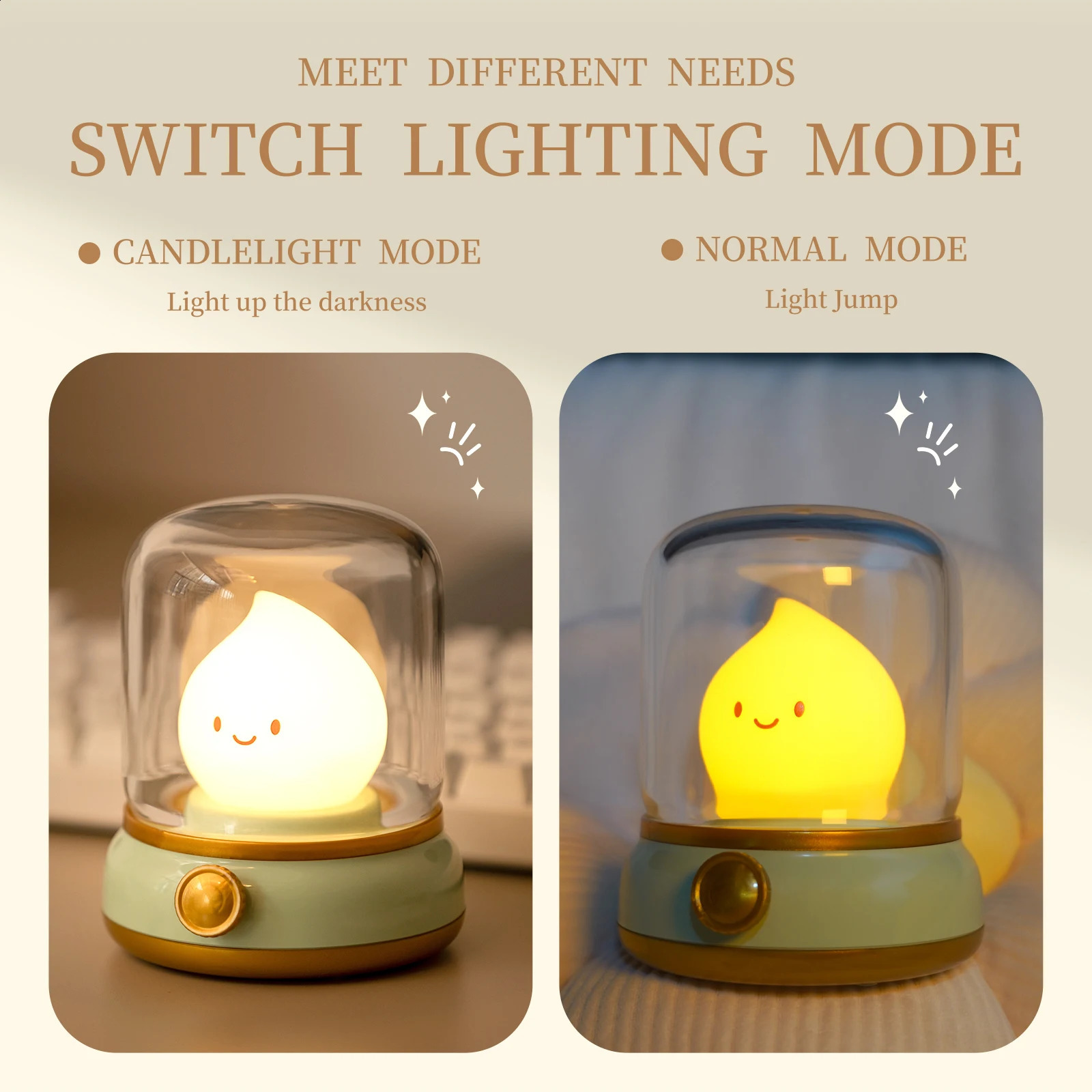 Mini Desktop LED Cute Night Lamp Creative USB Rechargeable Portable Cartoon Table Lamp For Coffee Bar Home Decor el Bedroom 250319