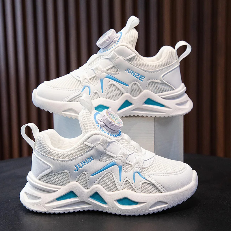 Dads shoes childrens spring fashion Korean version thick soled breathable student sports casual 250319