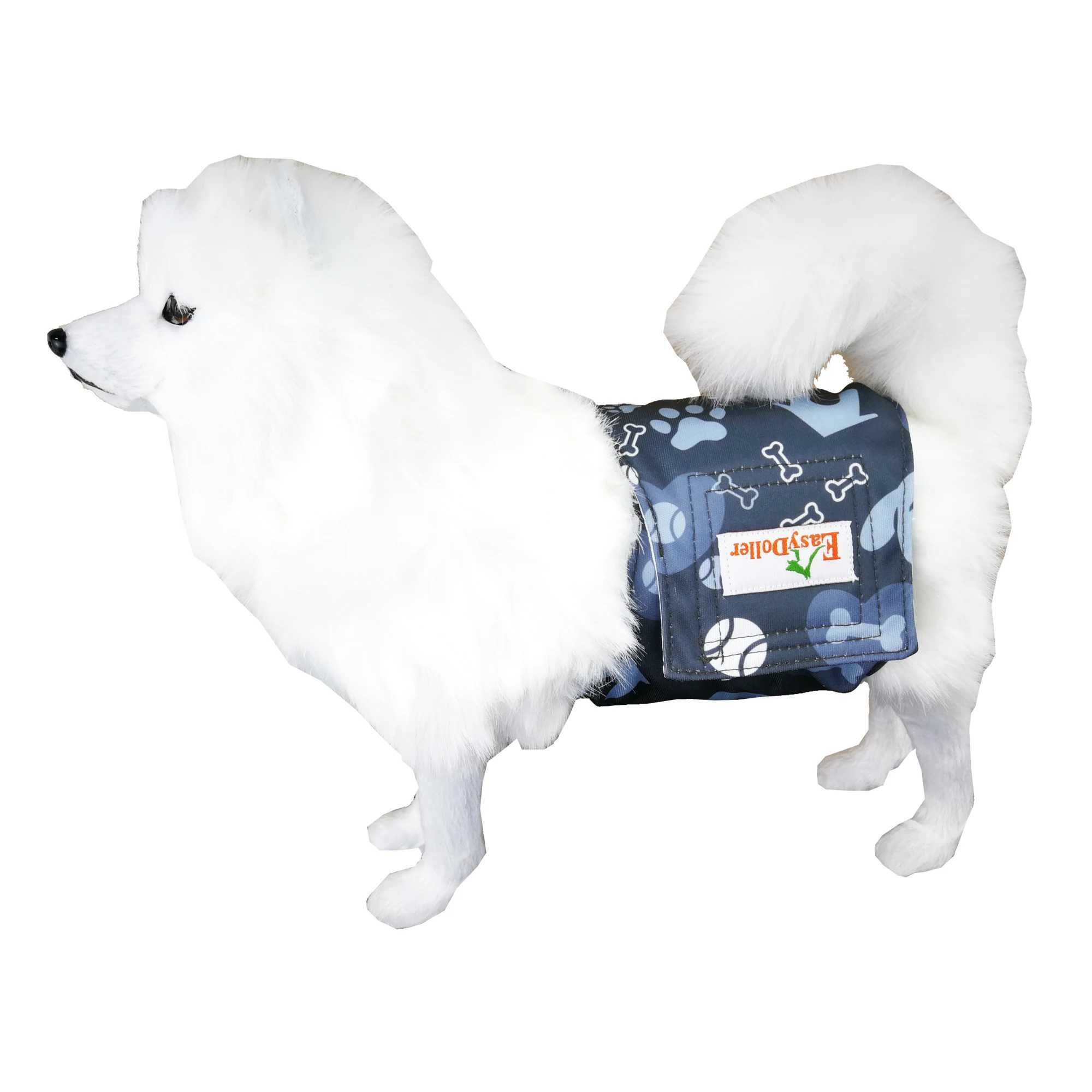 3 Packs Male Dog Reusable Diapers - Leak Proof Belly Band Washable Male Dog Wrap Diaper for Puppy Training and Incontinence Y250320