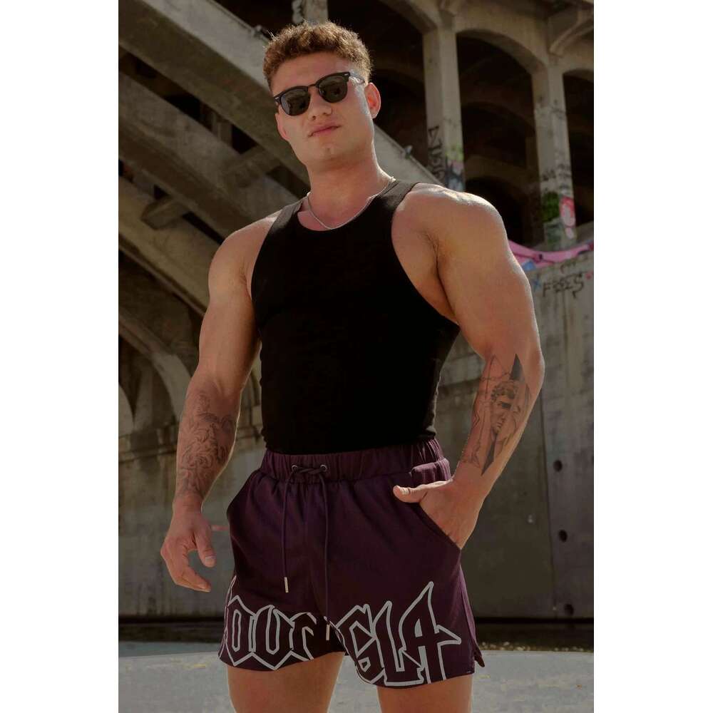 Men's sports shorts, American YA style, branded clothing, sportswear, outdoor running, basketball, training, beach pants, fitness