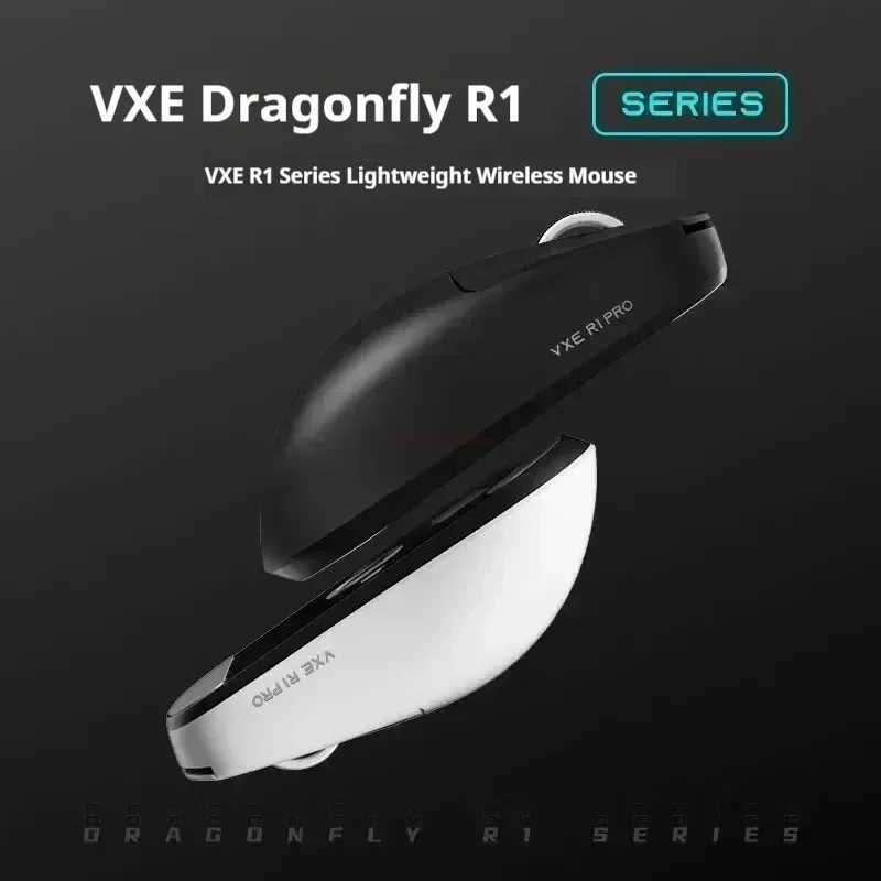 New Vxe Dragonfly R1 SE gaming mouse E-Sports Long battery life Paw3395 Lightweight ergonomic the third mock examination mouse Z250320