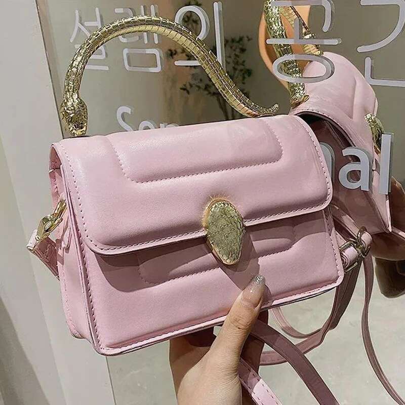 2025 New Designer Bag Free Shipping European Fashion Brand Light Luxury Women's Handbag High Quality Leather Women's Small Handbag Casual Wo