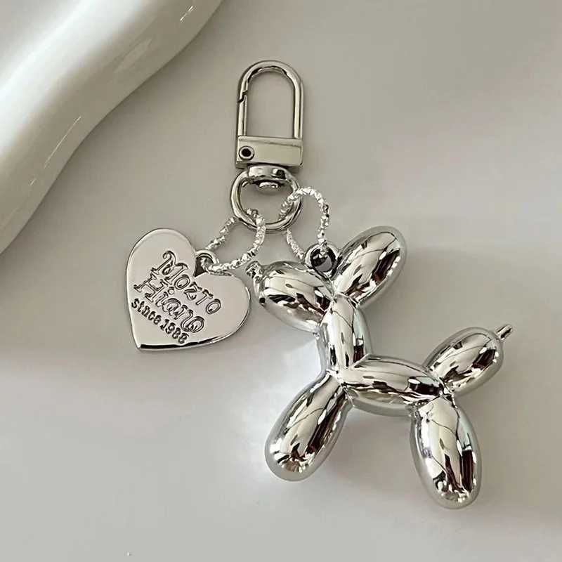 Fashion keychain punk Y2K balloon dog keychain womens bag pendant jewelry pavilion girl car keychain accessoriesXJ250319