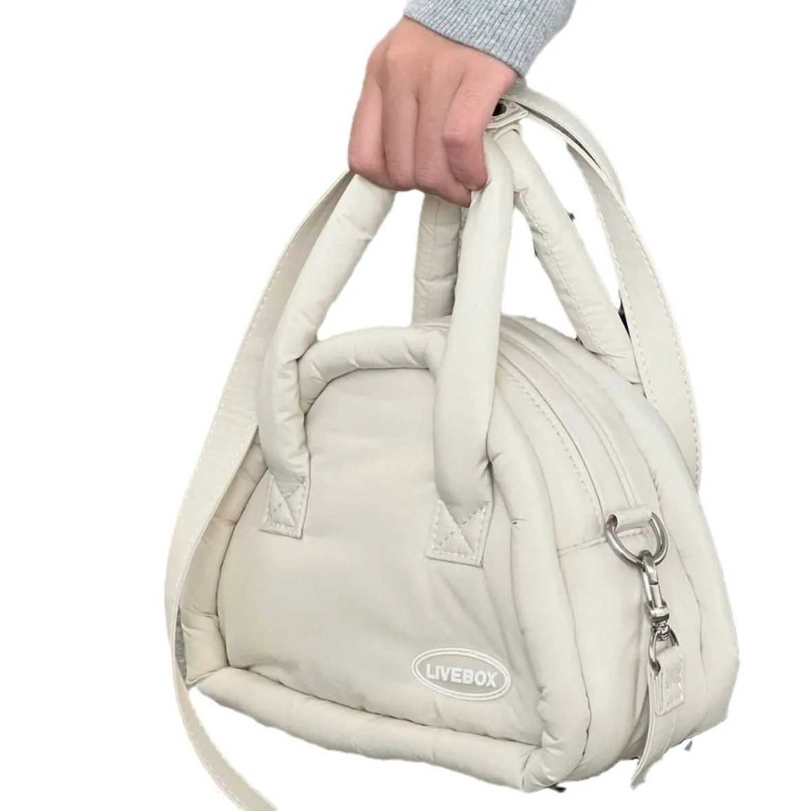 Liki Cute Temperature Drop Cloud Handbag Womens New Autumn/Winter Shoulder Cross Bag Y250319