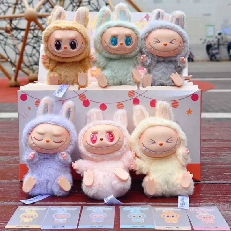 2025 inventory hot anime pictures Labubu has a seat series PVC pendant doll model monster replication keychain birthday gift childrens toysXJ250319