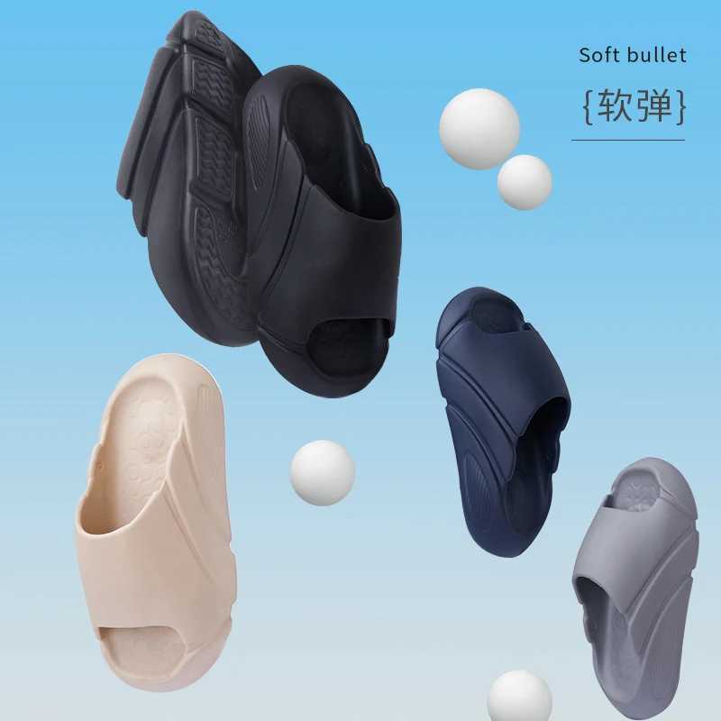 Summer Indoor Mens Thick Bottom Outdoor N-Slip Slide Soft Elastic Portable Shock Absorber M Slide Y250320