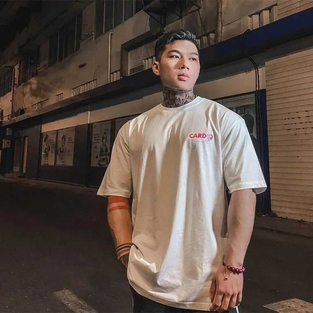 ANTI CARDIO T-shirt Gym 2023 Men Summer Cotton Casual Short Sleeves T Shirt Male Tee Training Workout Tops Fashion Women T ShirtT250319