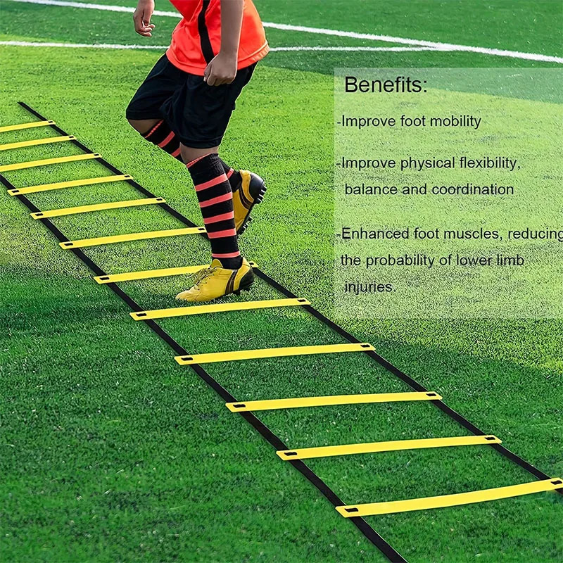 Agility Ladders Nylon Straps For Speed Training And Sports Flexibility Agility Football Training Energy Ladder Equipment 250320