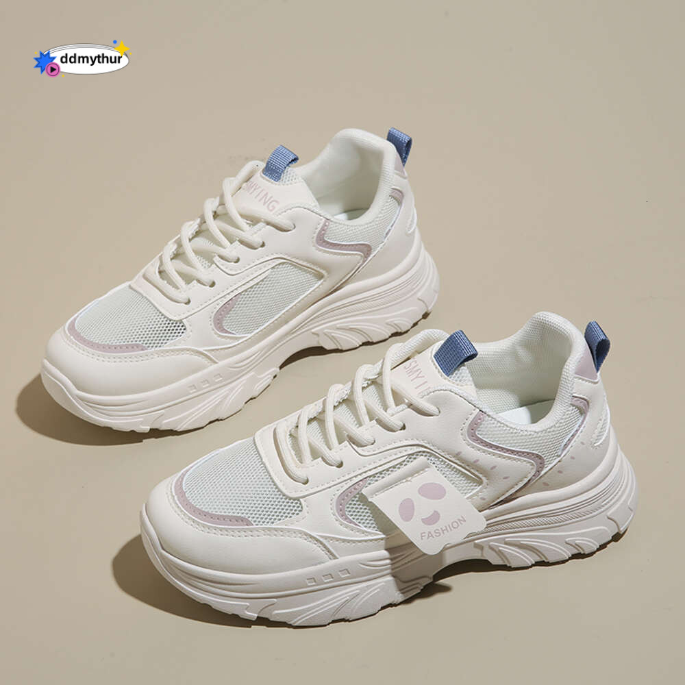 CRLAYDK 2024 Summer New Mesh Women Chunky Sneakers Walking Casual Comfortable Fashion Platform Shoes Sports Running Tennis ddmythur