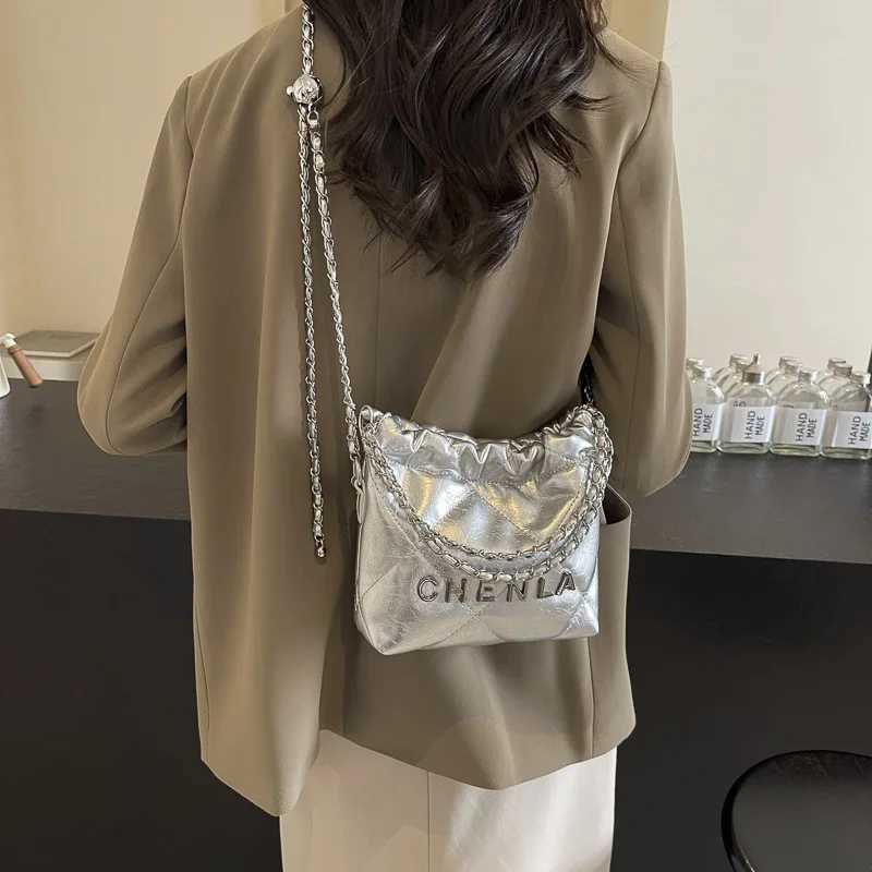 Top Quality Brand High Quality New Style Free Delivery Designer Bag Large Bucket Handbags Women - Waterproof PU Leather Crossbody Shoulder Chain Bag F