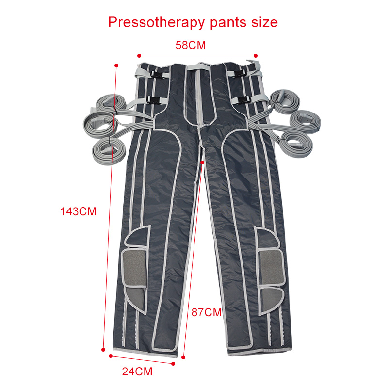 Pressotherapy Legs Massage Pants Anti-Cellulite & Lymphatic Drainage Treatment with 24 Air Bags