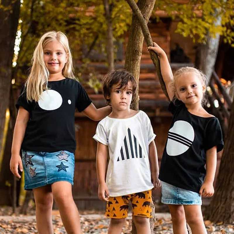 3-color summer short sleeved childrens boy T-shirt 2024 new cartoon casual girl T-shirt top boy T-shirt childrens clothingT250320