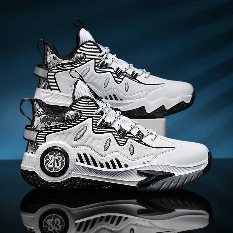 High quality mens basketball shoes womens brand design basketball sports shoes outdoor rubber anti slip sports training shoes mens shoesW250320