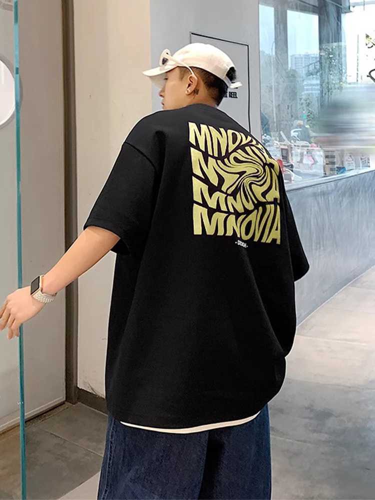 Letter Graphic Mens T-shirt High quality cotton clothing Fashion hip-hop street clothing Summer new mens short sleeved T-shirt Harajuku topT250319