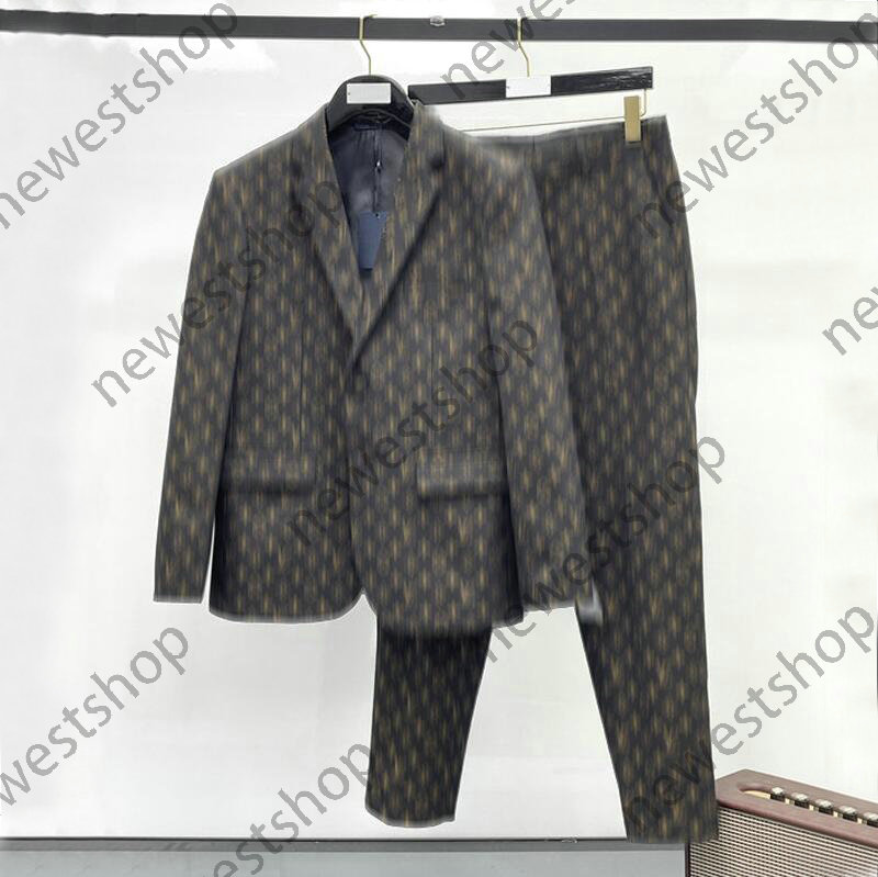 Designer Mens Suits Blazers Luxury Western-style Leisure clothes letter jacquard print coats womens jacket casual High end men's suit