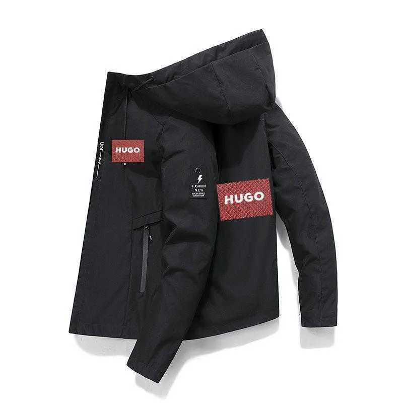 2024 New Spring/Summer Mens Windproof Zipper Jacket Casual High Quality Hooded Base Outdoor SportsW2407247211 2