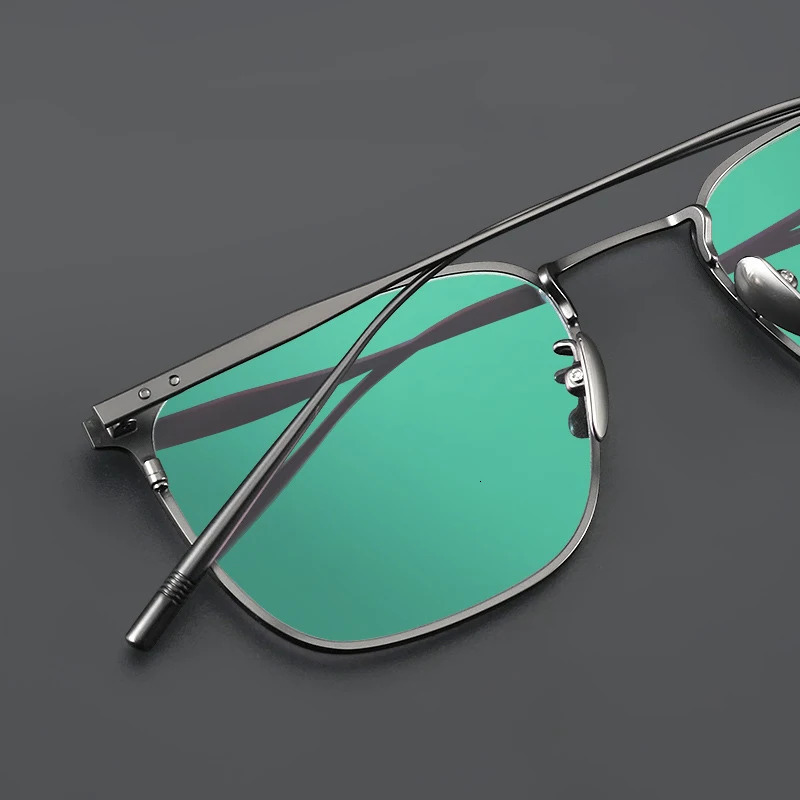 54mm Pure Myopia Hyperopia Glasses Frame Mens Business Retro Anti Blue Light Radiation Eyewear Prescription 250228