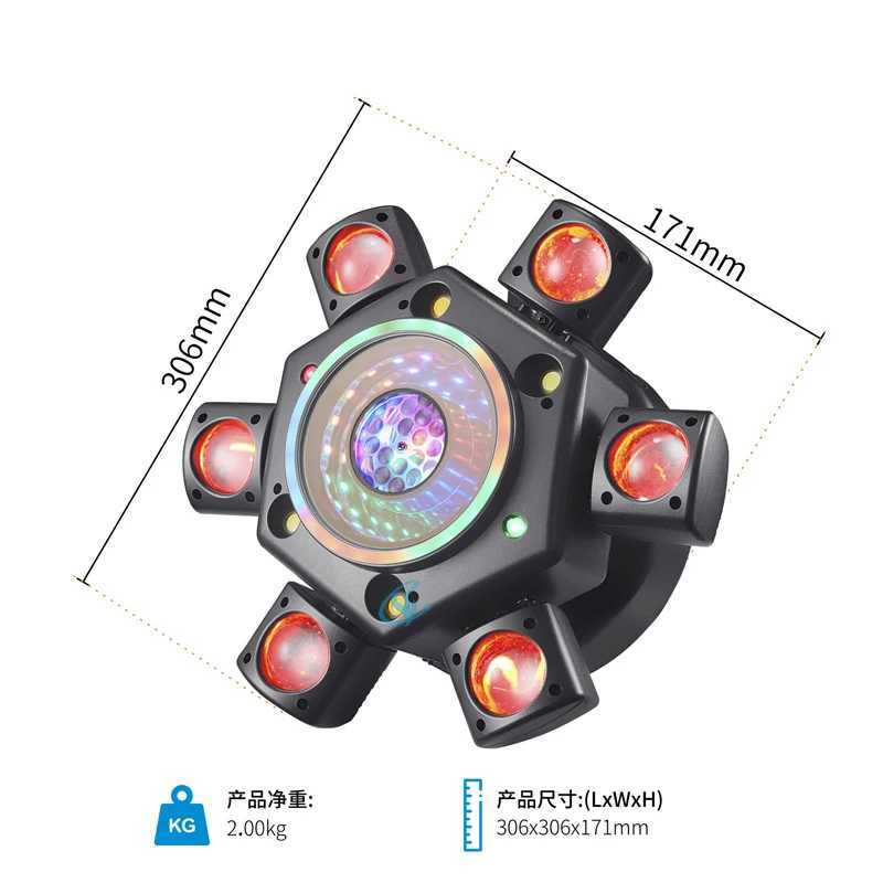 100W Moving Head Light Beam Strobe Light LED RGBW Stage Light DMX512 Remote Control for Club DJ Disco Dance Party KTV Bar Z250320