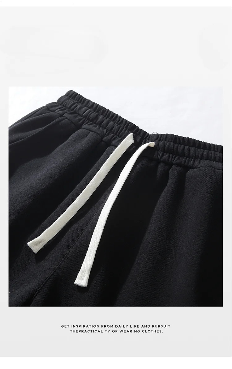 Mens summer sports pants fashion brand loose American casual five point 250312