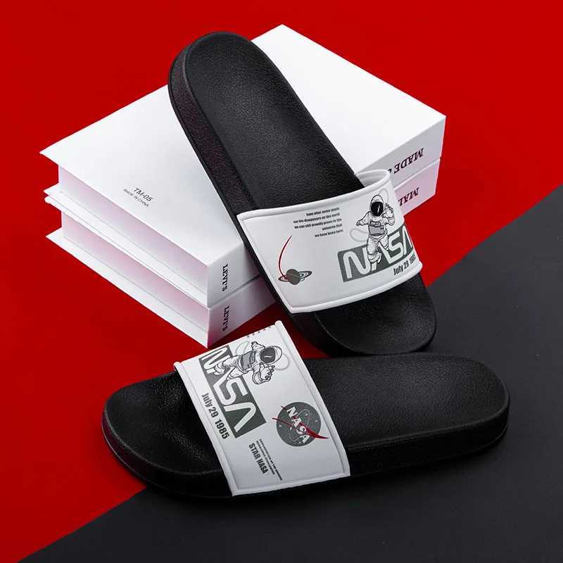 2022 Mens Plus Size 47 Slide Summer Fi Personalized Mens Seaside Vacation Leisure Slide Trend Printed Slide Shoes Y250320