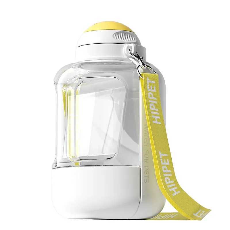 New dog ton large capacity pet out drinking pot cat water dispenser portable water cup water and food integrated bowl Y250319