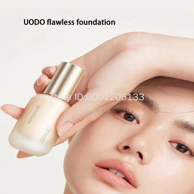 UODO Foundation Liquid Non Sticky Powder concealer Moisturizing Oil Control Dry Skin Foundation Cream Facial Makeup 250319
