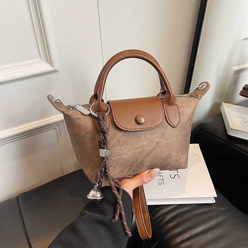 Unique Square Satchels Crossbody Bag - Vintage textured leather handbag Parisian minimalist luxury style Y250319