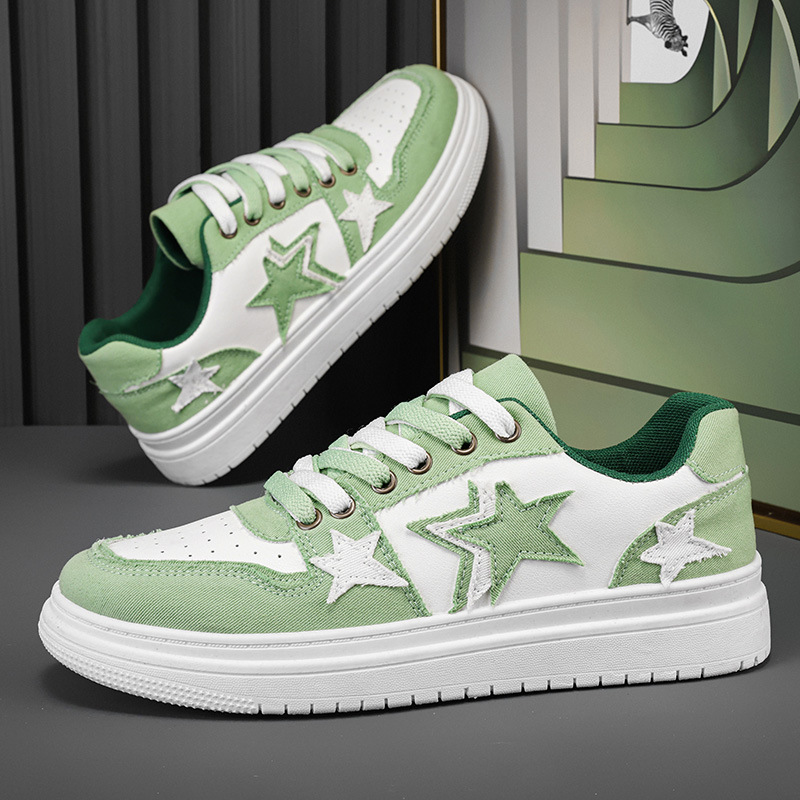 Spring and fall men's shoes New sneakers Retro ins fashion student shoes Casual shoes Platform shoes Board shoes men