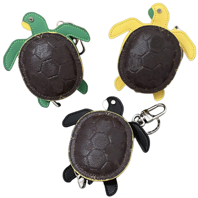 Presbyopia Flower Print Dog & Tortoise & Crab Model Keychain Key Chains & Ring Holder Designer Letter Keychains For Porte Clef Gift Men Women Car Bag Pendant Accessories