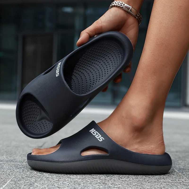 Dual color NSDS mens he shoes for summer new indoor and outdoor wear sport and wear-resistant flip flops e word sandals Y250320
