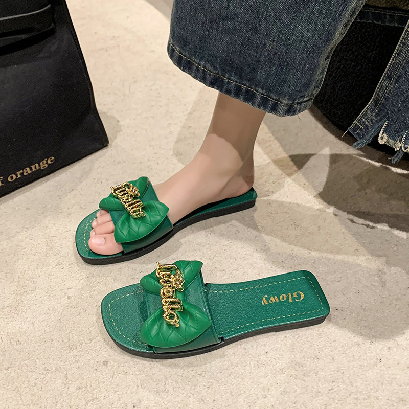 French Beach Women's Sandals 2025 New Designer Multifunctional Fashionable Slippers Indoor Niche Fairy Style Bow Sandals Outdoor Casual Shoes