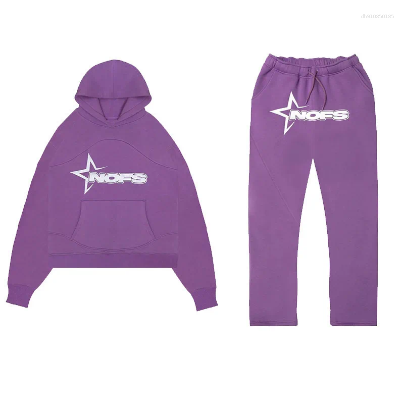 Men's Hoodies Nofs In & Sweatshirts Men Clothing Long Sleeve Tracksuit Oversized Vintage Casual Hoodie Sweatshirt With A Hood