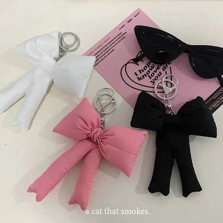 Y2K Sweet Bow Keychain Fashion 3D Bow Girl Keychain Fashion Bag PendantXJ250319