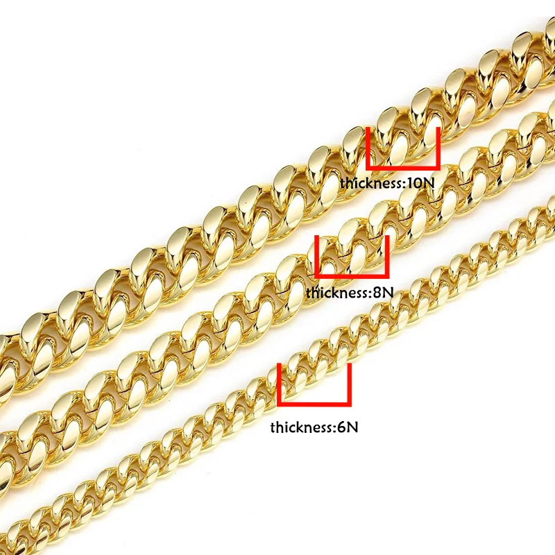 VCT Monaco Long Lock Rectangular Zircon Set Cuban Necklace Ice Crystal Small Crystal Zircon Chain Hip Hop Rock Jewelry 250318