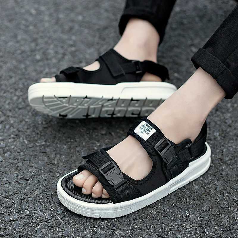 2024 Summer Mens Sandals Cfortable and Lightweight Hook Loop Men Ran Shoes Outdoor N-Slip Beach Sandals Flip Flop Sandals Y250320
