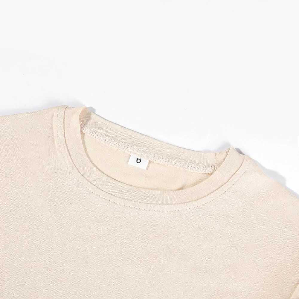 Big Sister 2025 Printed Retro Childrens T-shirt Pregnancy Announcement T-shirt Casual Fashion Short Sleeve Childrens T-shirt Summer ClothingT250320
