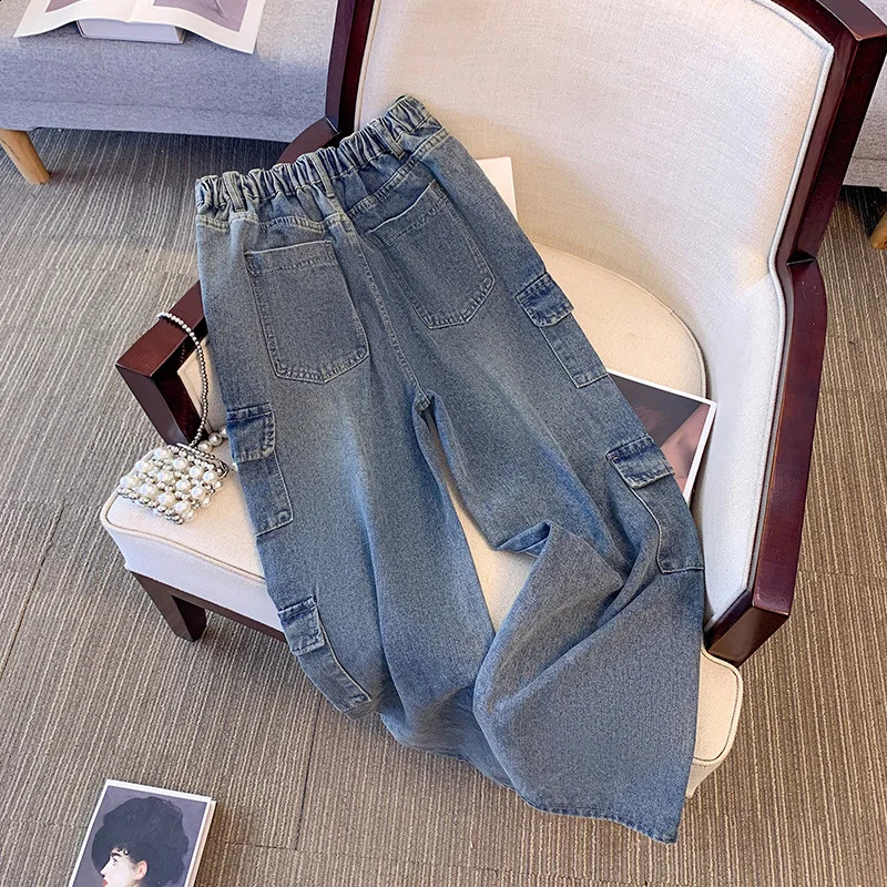 2XL-6XL Plus Size Women Clothing Baggy Jeans Women Wide Leg Denim Trousers Boyfriend Jeans for Women 4XL-5XL Cargo Pants 250319